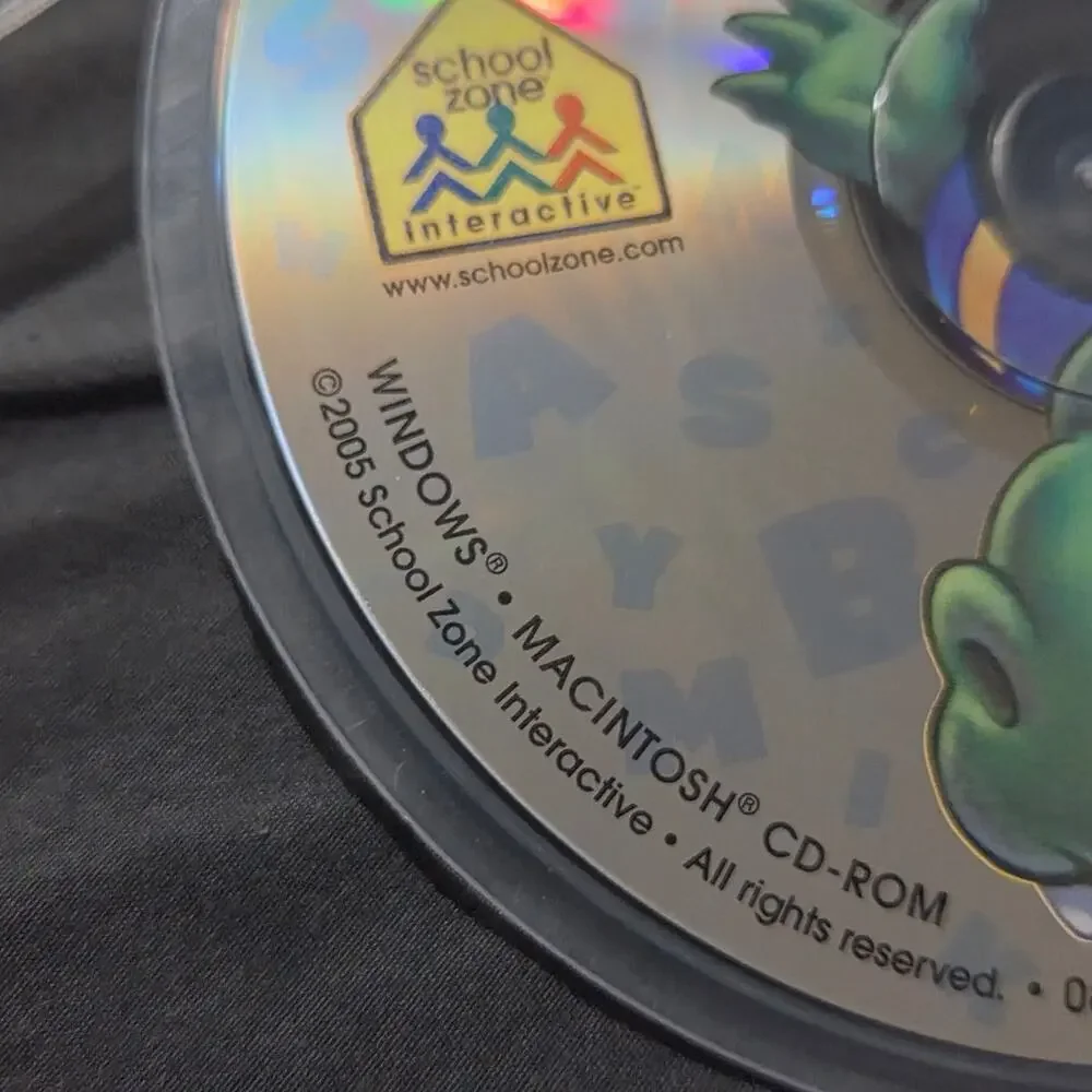 Vtg 2005 School Zone ALPHABET EXPRESS PRESCHOOL PC CD-ROM